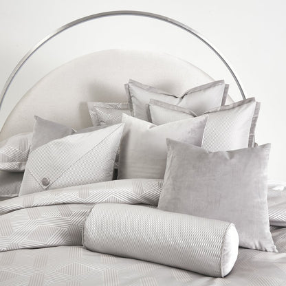 Nouveau 9-Piece Queen Duvet Set - Dove
