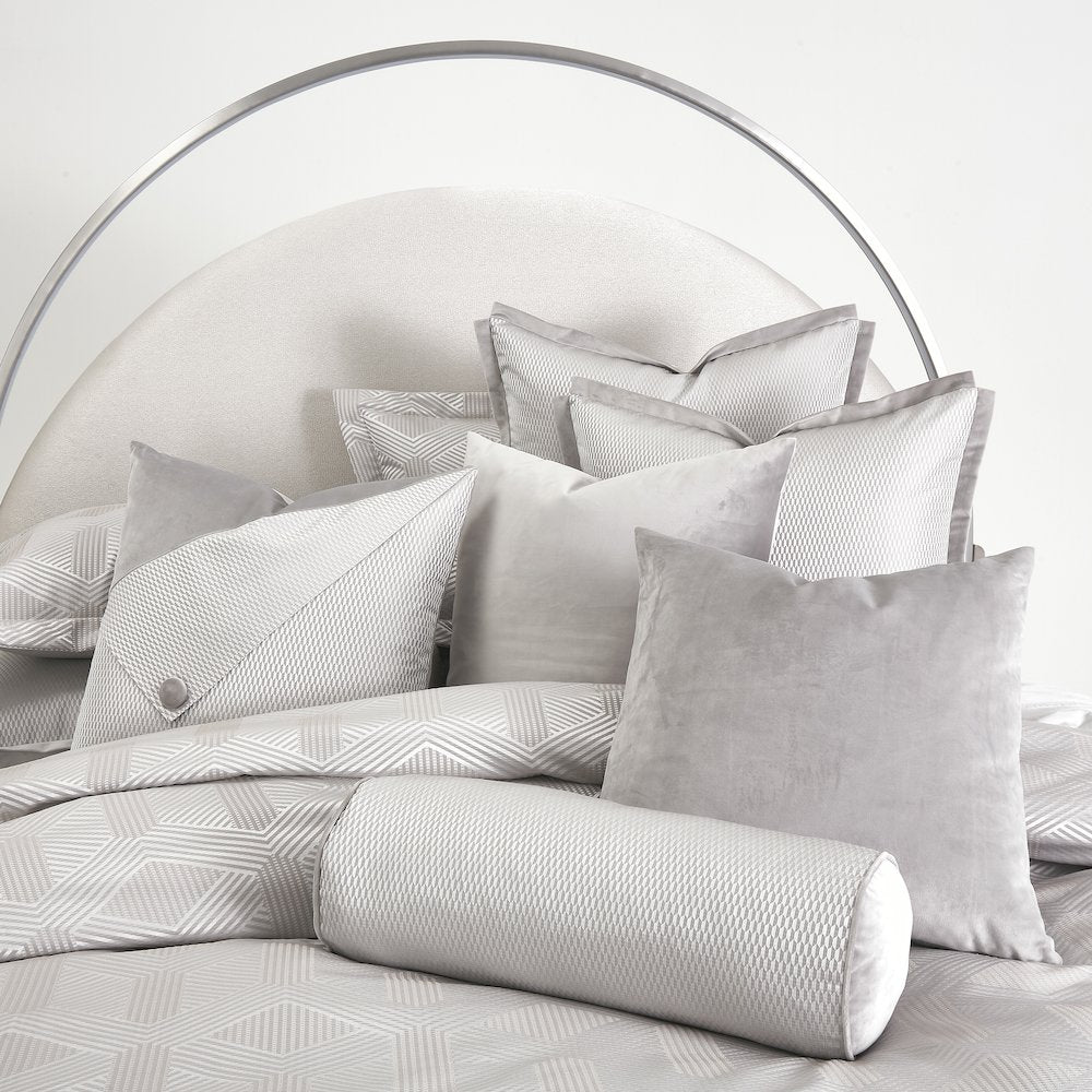Nouveau 9-Piece Queen Duvet Set - Dove