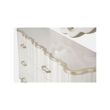 London Place Dresser with Mirror - Creamy Pearl