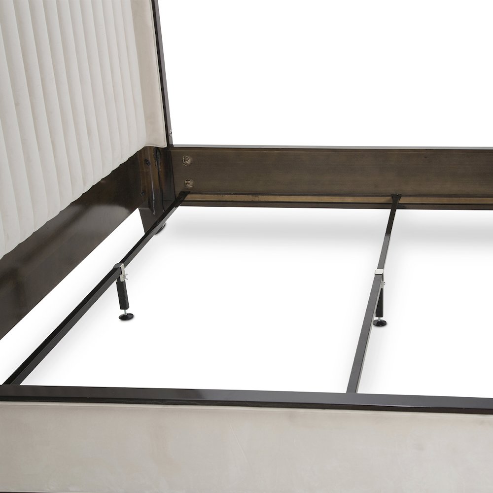Paris Chic Cal. King Channel Tufted Panel Bed - Espresso