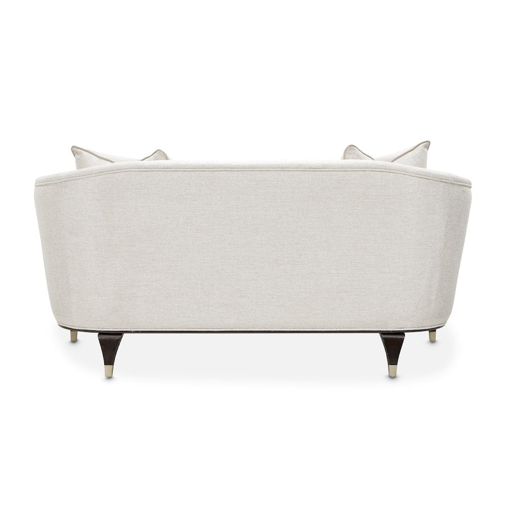 Paris Chic Loveseat - Cremini/Espresso