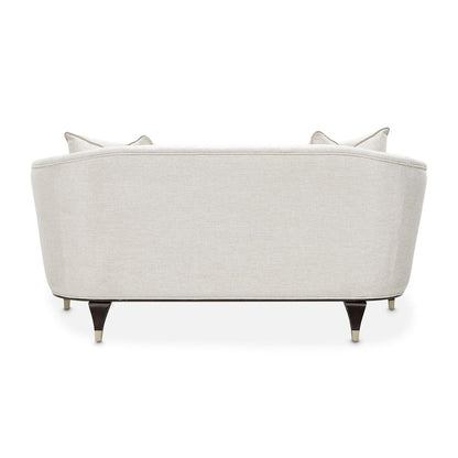 Paris Chic Loveseat - Cremini/Espresso