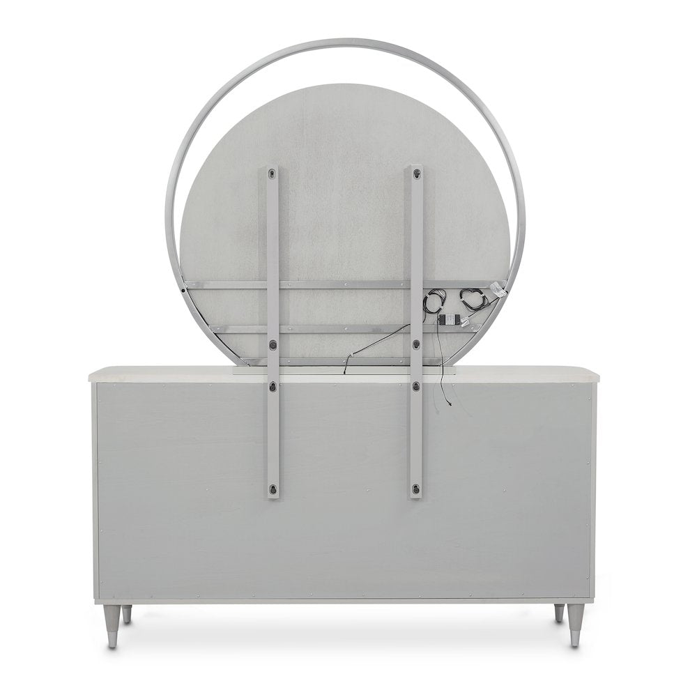 Eclipse Dresser with Mirror - Moonlight