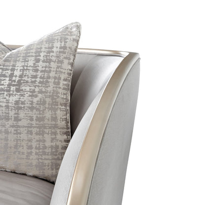 Malibu Crest Chaise - Truffle/Chardonnay