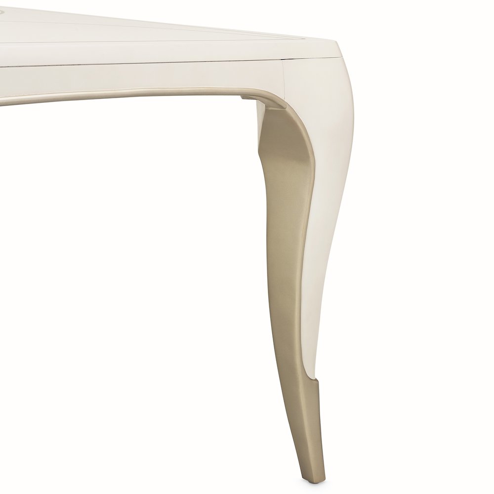 London Place Rectangular Dining Table - Creamy Pearl