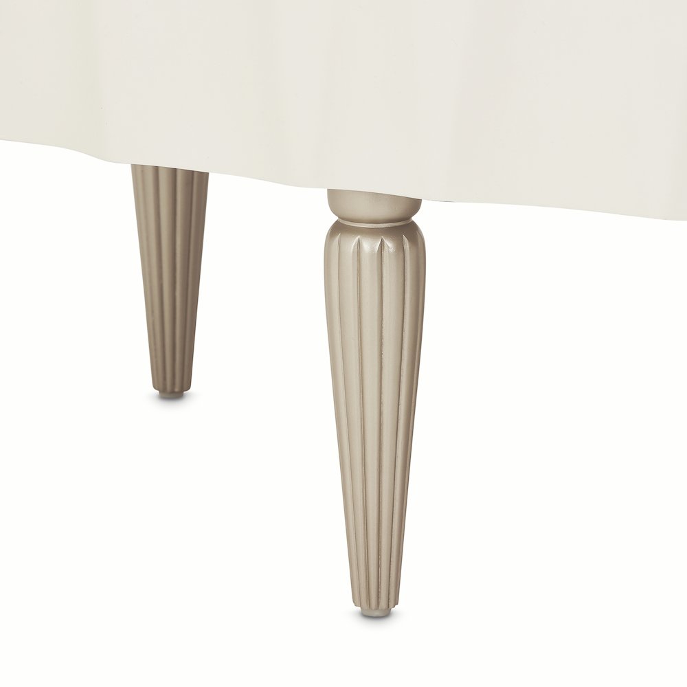 London Place Desk - Creamy Pearl