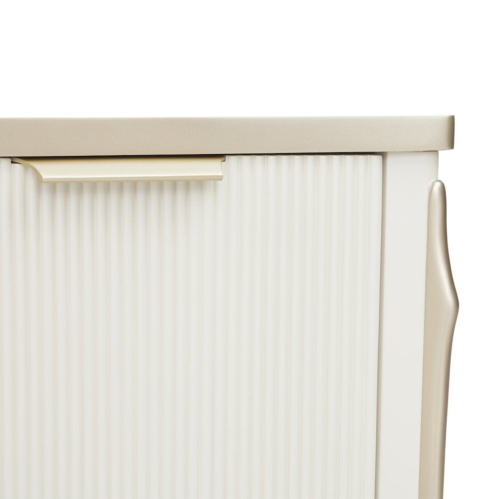 La Marisia Media Cabinet - Creamy Pearl