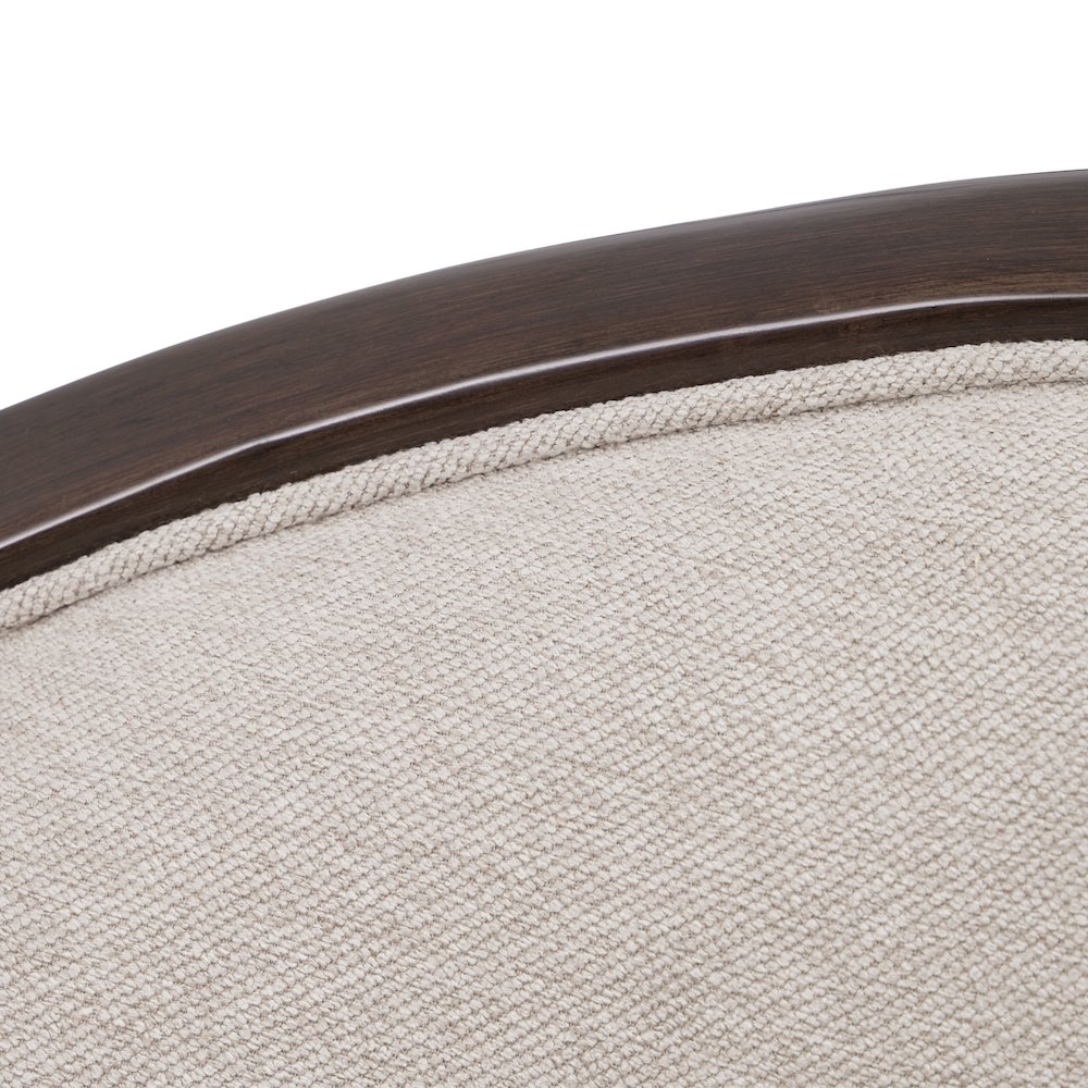 Camellia Field 3-Piece Chenille Sofa - Linen/Warm Pecan