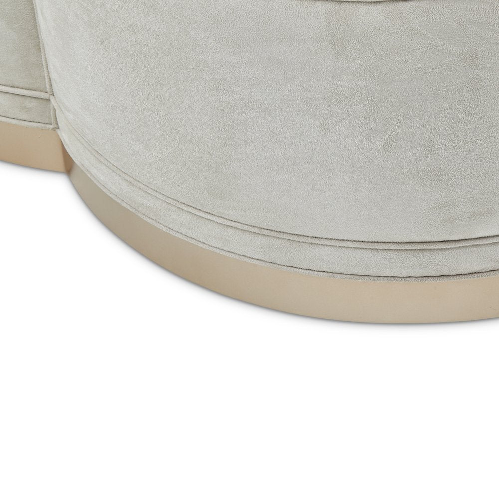 Malibu Crest Cocktail Ottoman - Chardonnay
