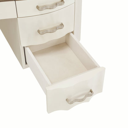 London Place Desk - Creamy Pearl