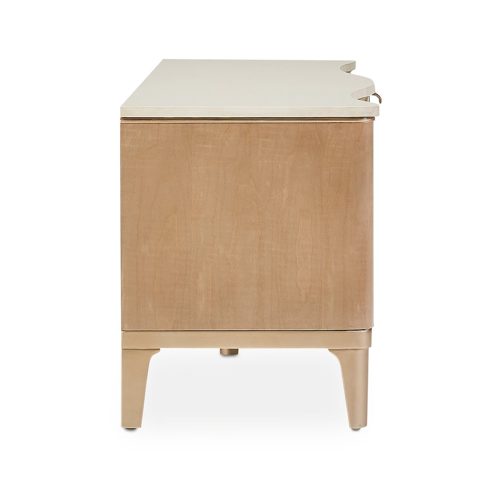 Malibu Crest TV Console - Blush