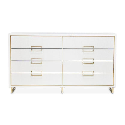 Palm Gate Dresser - Cloud White