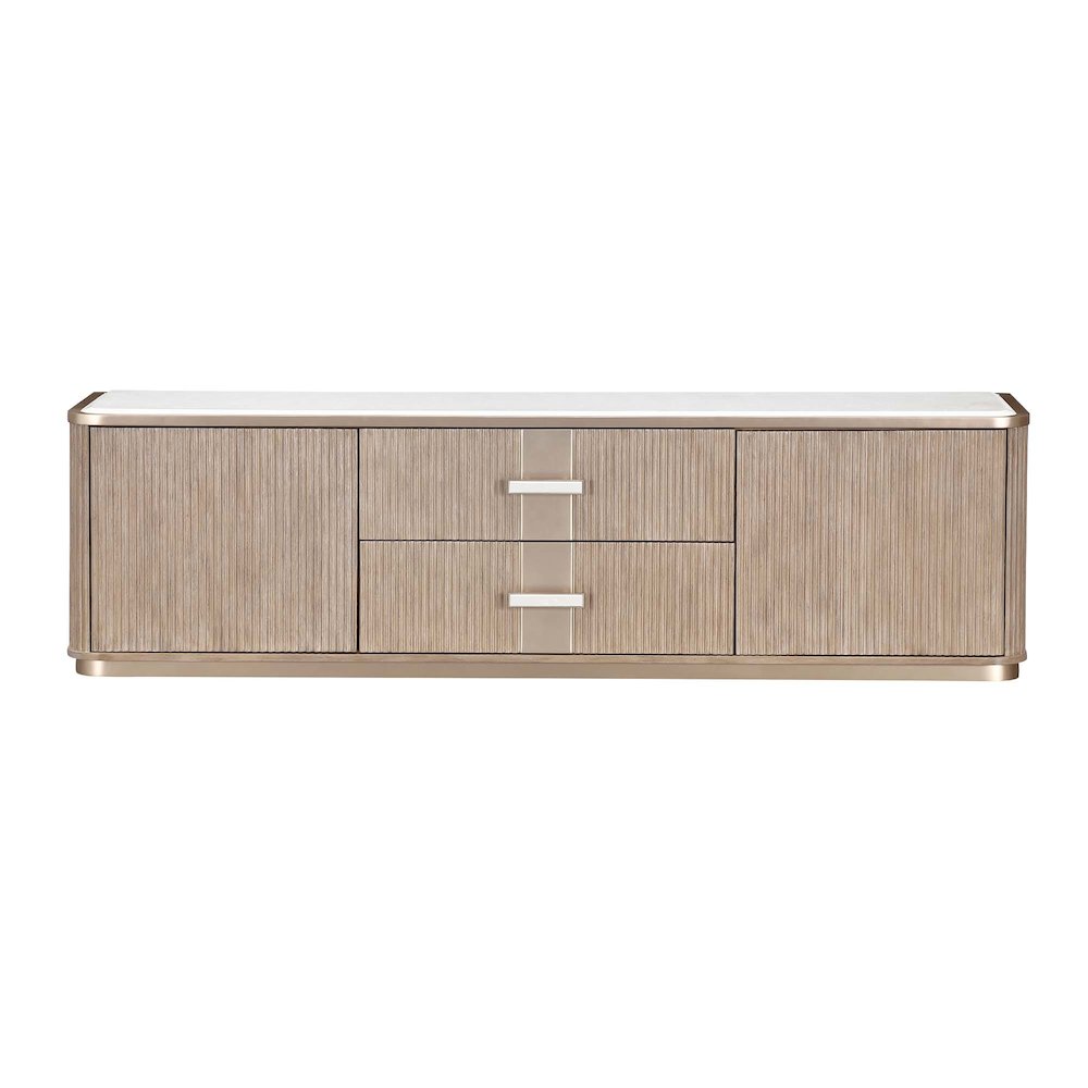 West Kensington Media Cabinet - Sea Salt Caramel