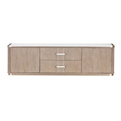 West Kensington Media Cabinet - Sea Salt Caramel