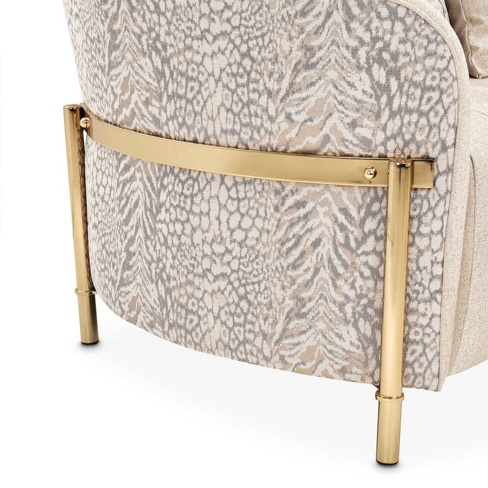 Lisbon Loveseat - Opal/Gold