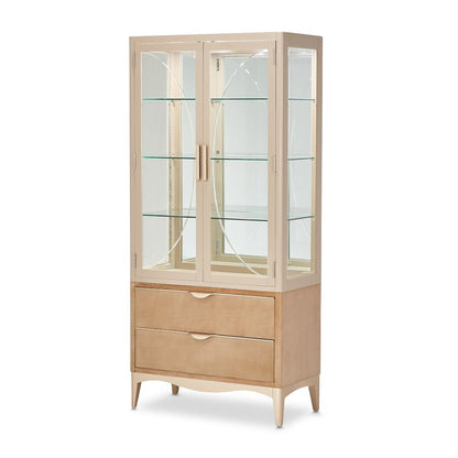 Malibu Crest Display Cabinet - Chardonnay