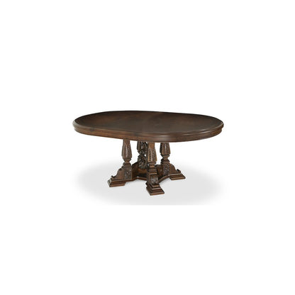 Windsor Court Round Dining Table - Vintage Fruitwood