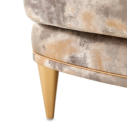La Terrazza Accent Chair - Cappuccino/Light Champagne