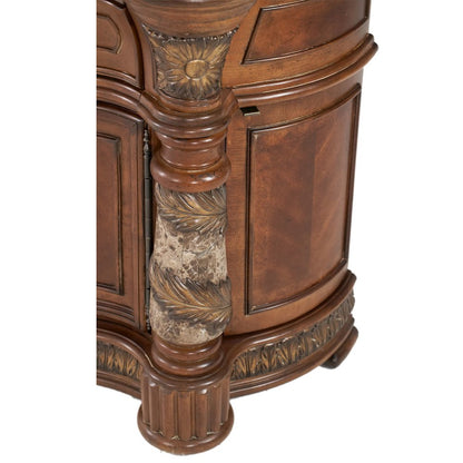 Villa Valencia Bedside Chest with Mirror - Classic Chest