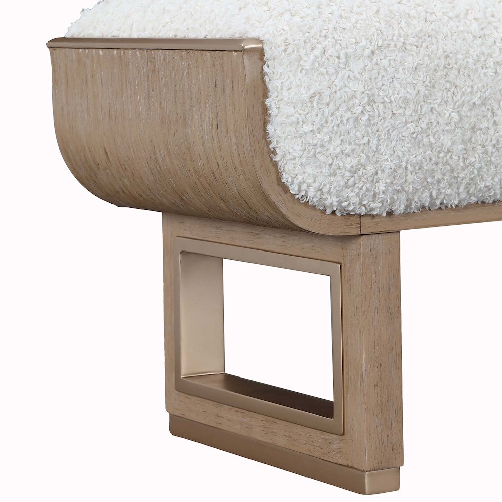 West Kensington Accent Bench - Sea Salt Caramel