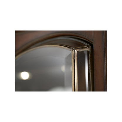 Villa Valencia China Cabinet with Lighted Top - Classic Chestnut