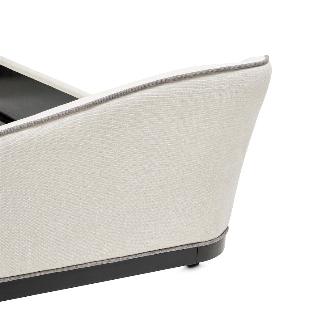 Tuxedo Eastern King Upholstered Bed - Piano Keyboard
