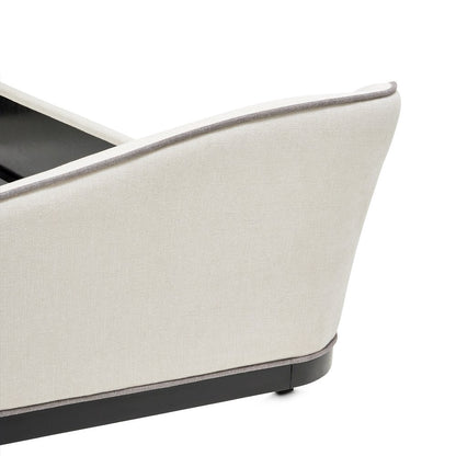 Tuxedo Eastern King Upholstered Bed - Piano Keyboard