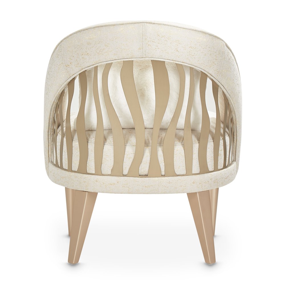 La Rachelle Flame Chair - Gold Rush/Champagne