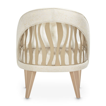La Rachelle Flame Chair - Gold Rush/Champagne
