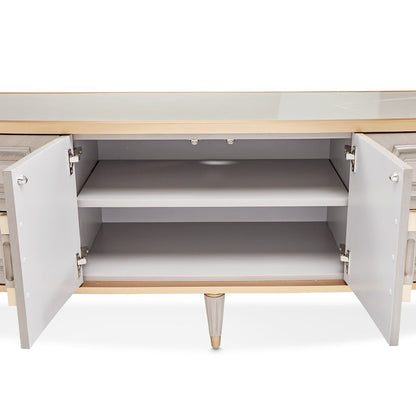 St. Charles Media Cabinet - Dove Gray