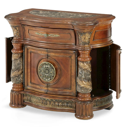 Villa Valencia Bedside Chest with Mirror - Classic Chest