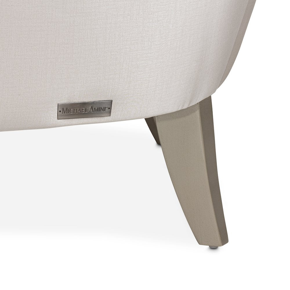 London Place Accent Chair - Porcelain/Platinum