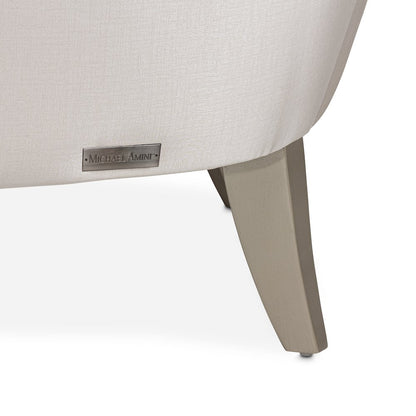 London Place Accent Chair - Porcelain/Platinum