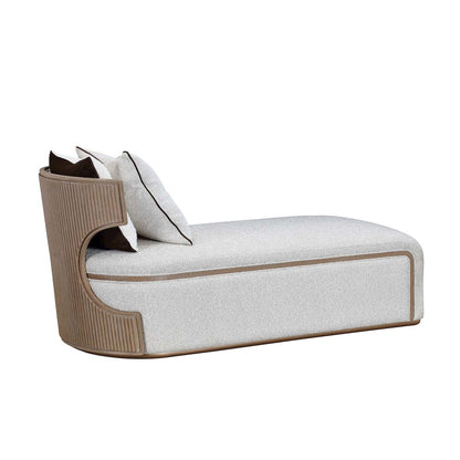 West Kensington Chaise - Buff/Seal Salt Caramel