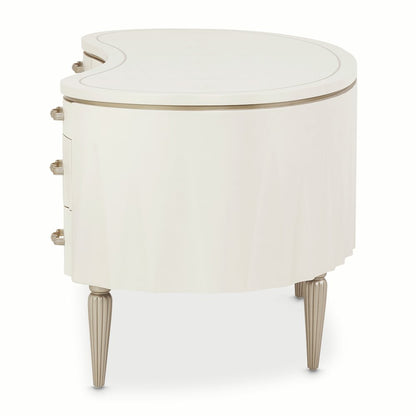 London Place Desk - Creamy Pearl