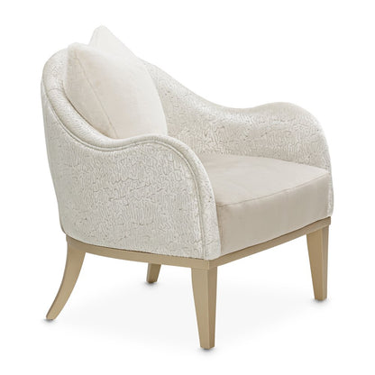 Yvette Accent Chair - Porcini/Medium Champagne