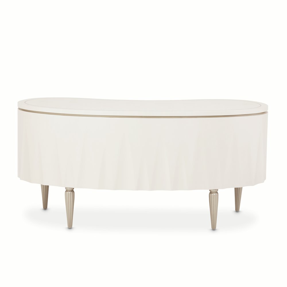 London Place Desk - Creamy Pearl