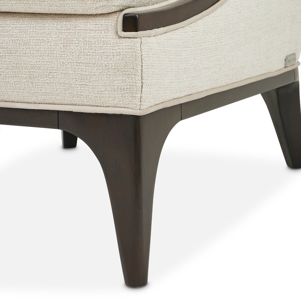Paris Chic Accent Chair - Cremini/Espresso