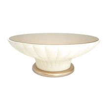 La Rachelle Scalloped Round Cocktail Table - Champagne