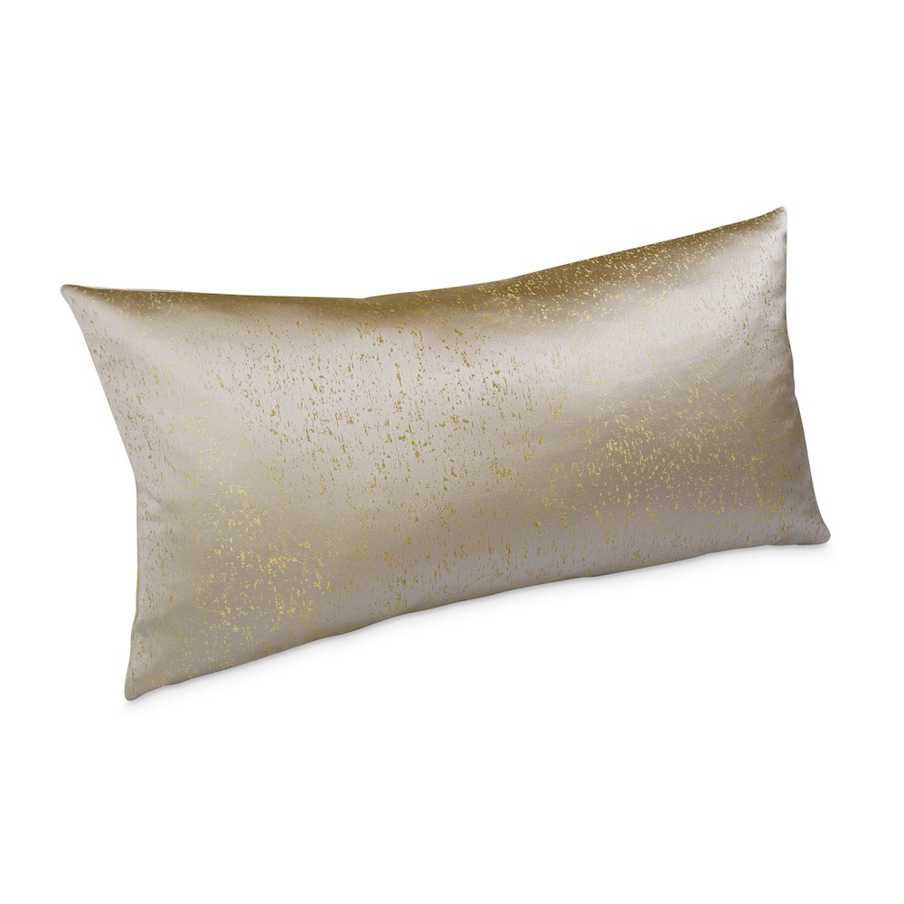 GLAMtastic Sophie 13"x24" Oblong Pillow, Set of 2 - Champagne