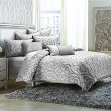 Canterbury 7-Piece Queen Comforter Set - Silver