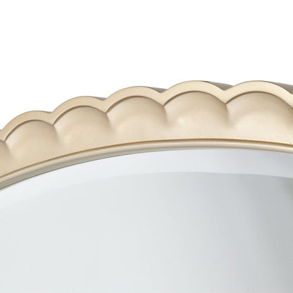 Malibu Crest Oval Wall Mirror - Chardonnay