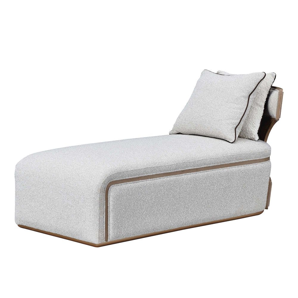 West Kensington Chaise - Buff/Seal Salt Caramel