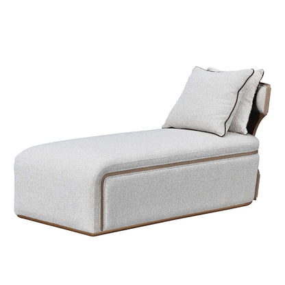 West Kensington Chaise - Buff/Seal Salt Caramel
