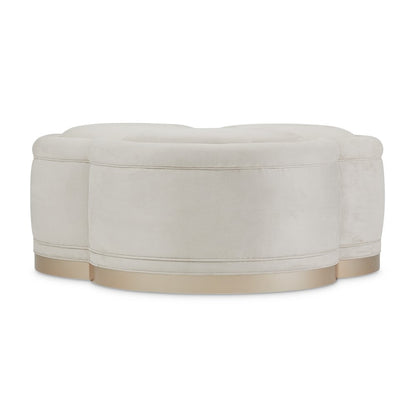 Malibu Crest Cocktail Ottoman - Chardonnay