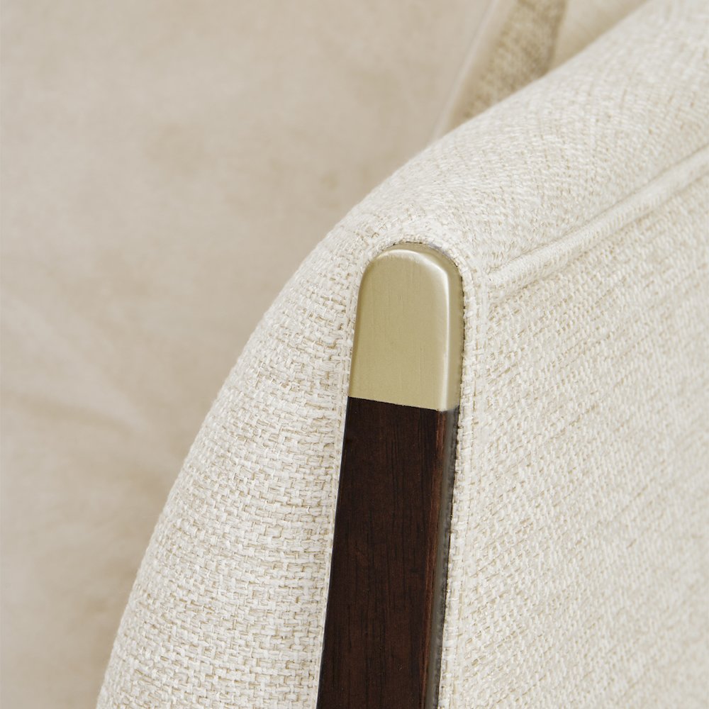 Paris Chic Matching Chair - Cremini/Espresso