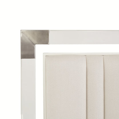 Penthouse Queen Short Panel Bed - Ash Gray
