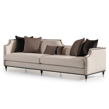 La Francaise Mansion Sofa - Cafe au Lait/Black