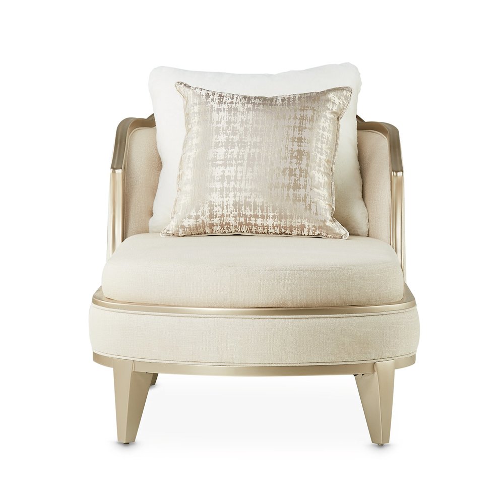 Villa Cherie Chaise - Pearl/Caramel
