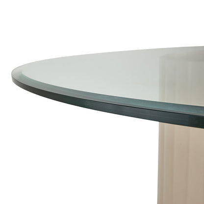 Malibu Crest Round Dining Table - Chardonnay